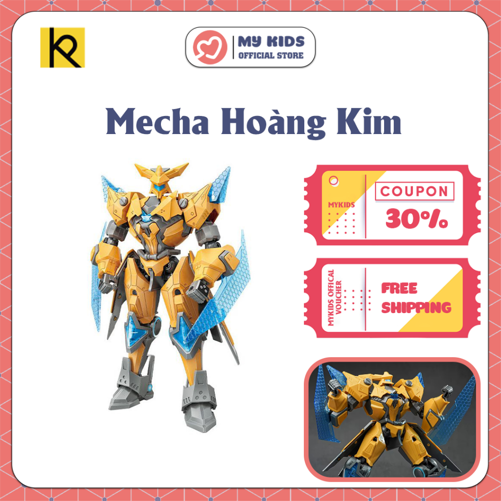 Đồ Chơi Lắp Ráp Mô Hình Mecha Robot Chiến Binh Cơn Bão Hoàng Kim ...